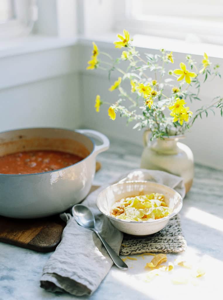 Venison Chili with Corn Chips on everlyraine.com by Katie O. Selvidge